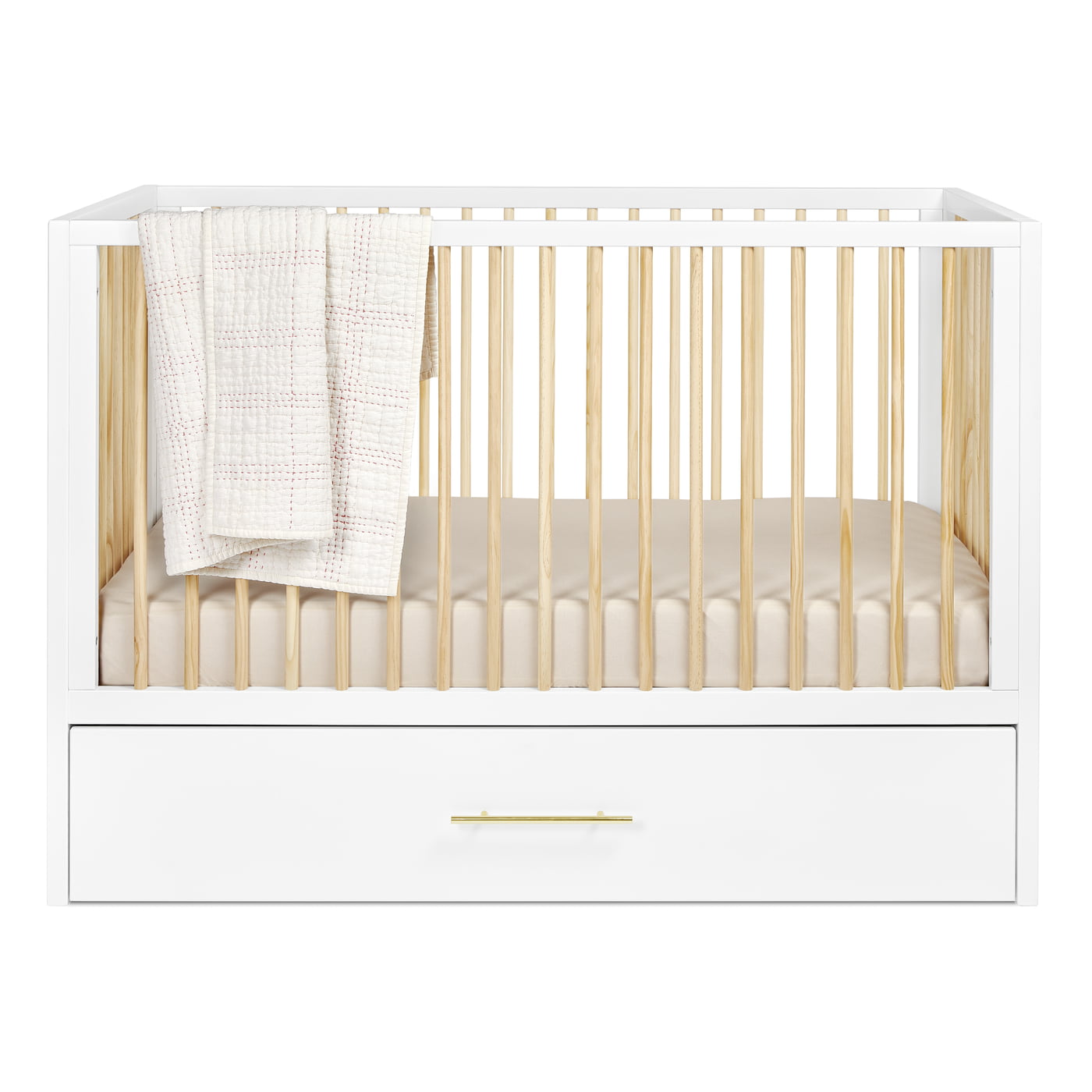 HushCrib 3-in1 Convertible Crib With Trundle