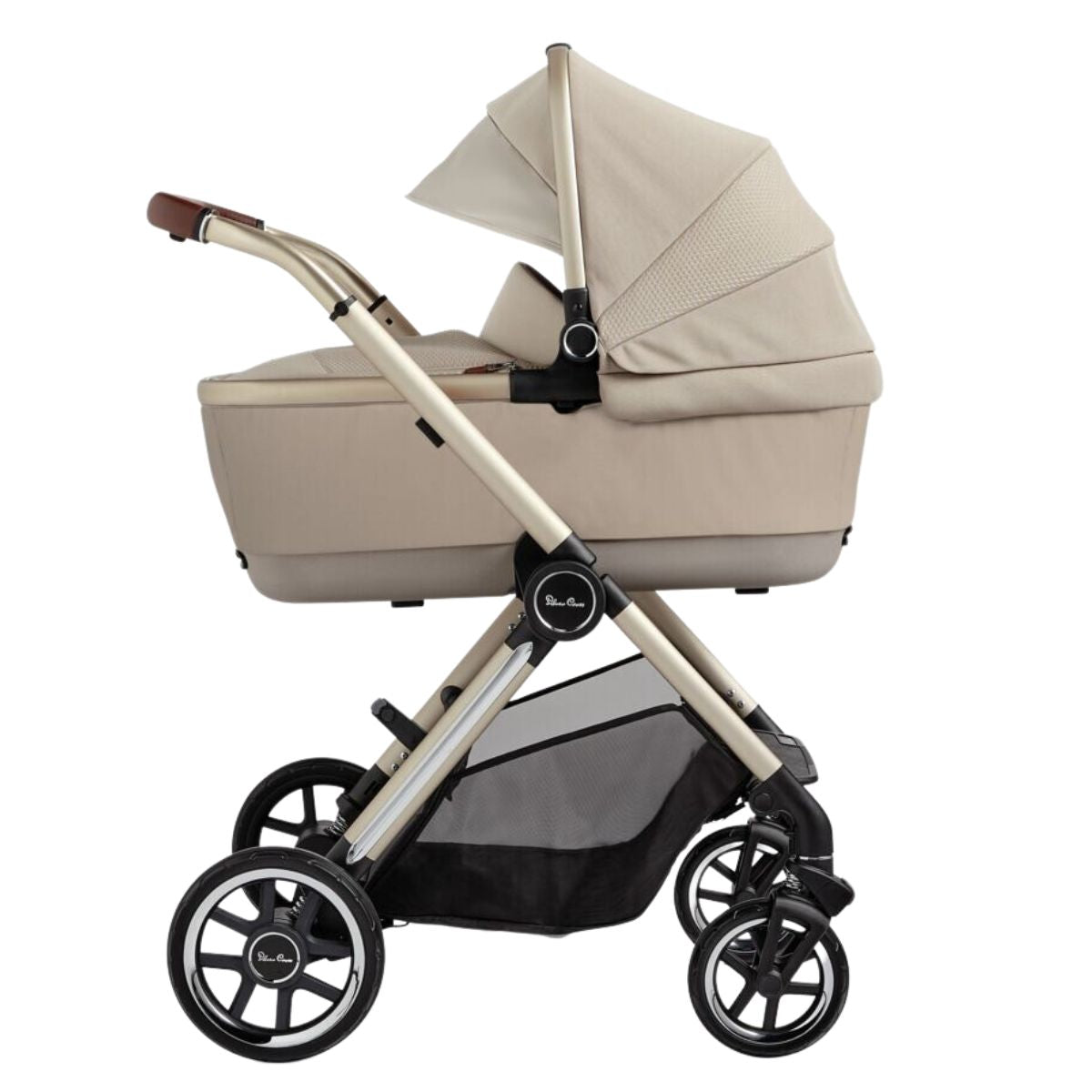 Silver Cross Reef 2 Full-Size Stroller + Folding Bassinet Bundle