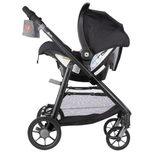 Diono Quantum4 3-in-1 Travel System with LiteClik 30 R SafePlus Infant Car Seat & Base