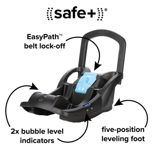 Diono Quantum4 3-in-1 Travel System with LiteClik 30 R SafePlus Infant Car Seat & Base