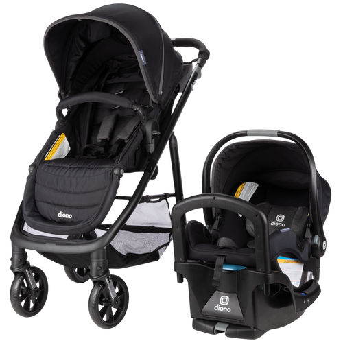 Diono Quantum4 3-in-1 Travel System with LiteClik 30 R SafePlus Infant Car Seat & Base