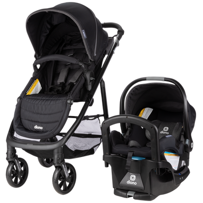 Diono Quantum4 3-in-1 Travel System with LiteClik 30 R SafePlus Infant Car Seat & Base