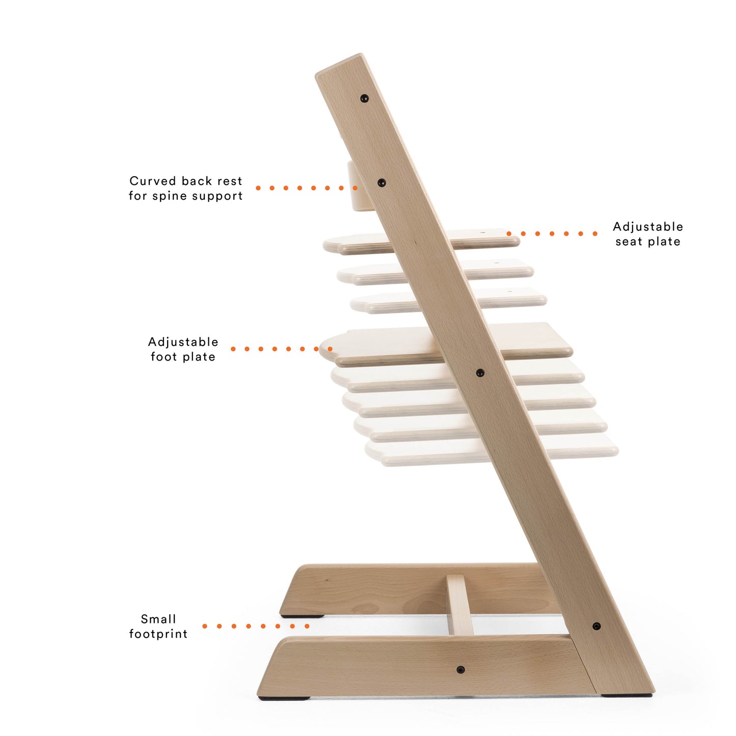 Stokke Tripp Trapp High Chair² Oak with Cushion + Stokke Tray