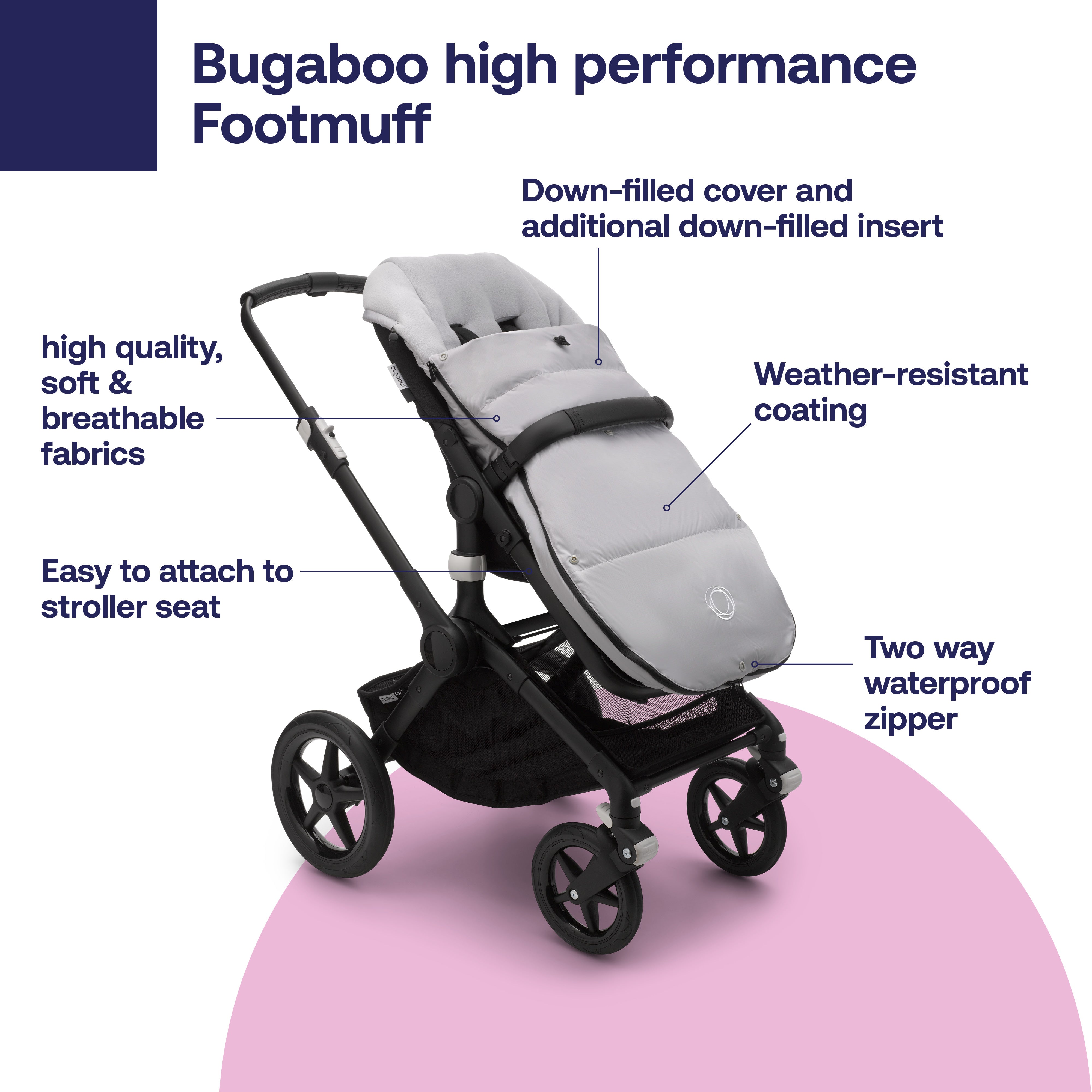 Bugaboo hp footmuff on sale