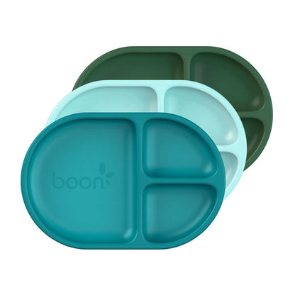 Boon CHOW Food-Safe Platinum Silicone Plate Set