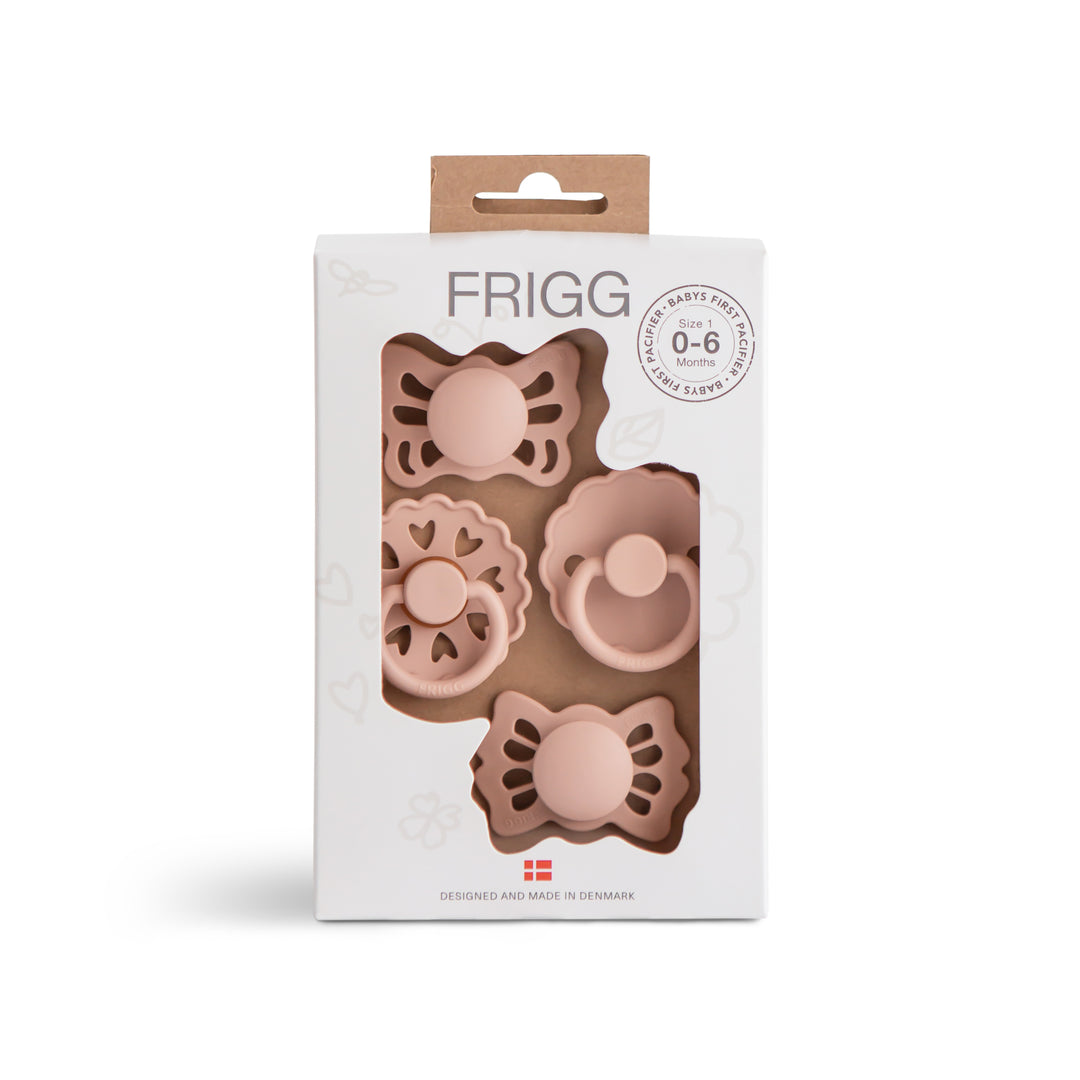 Mushie FRIGG Baby's First Pacifier - 4 Pack