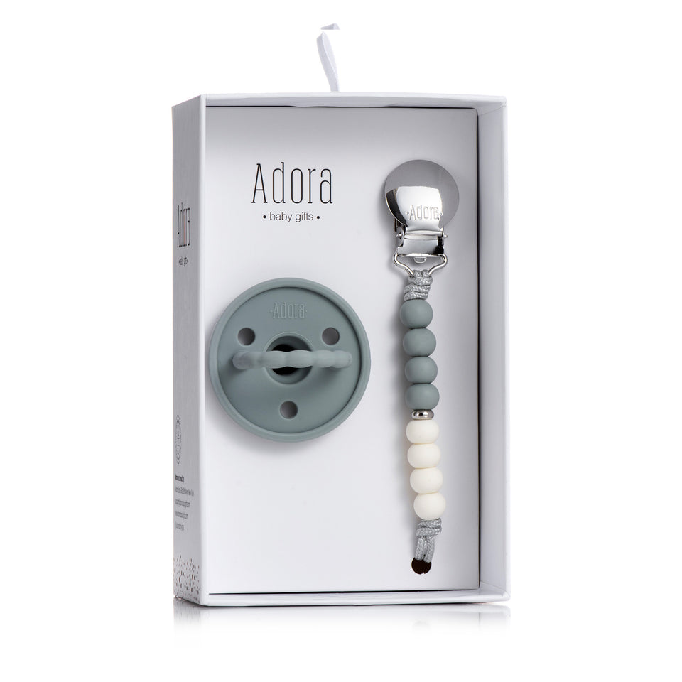 Adora Pacifier And Clip Gift Set