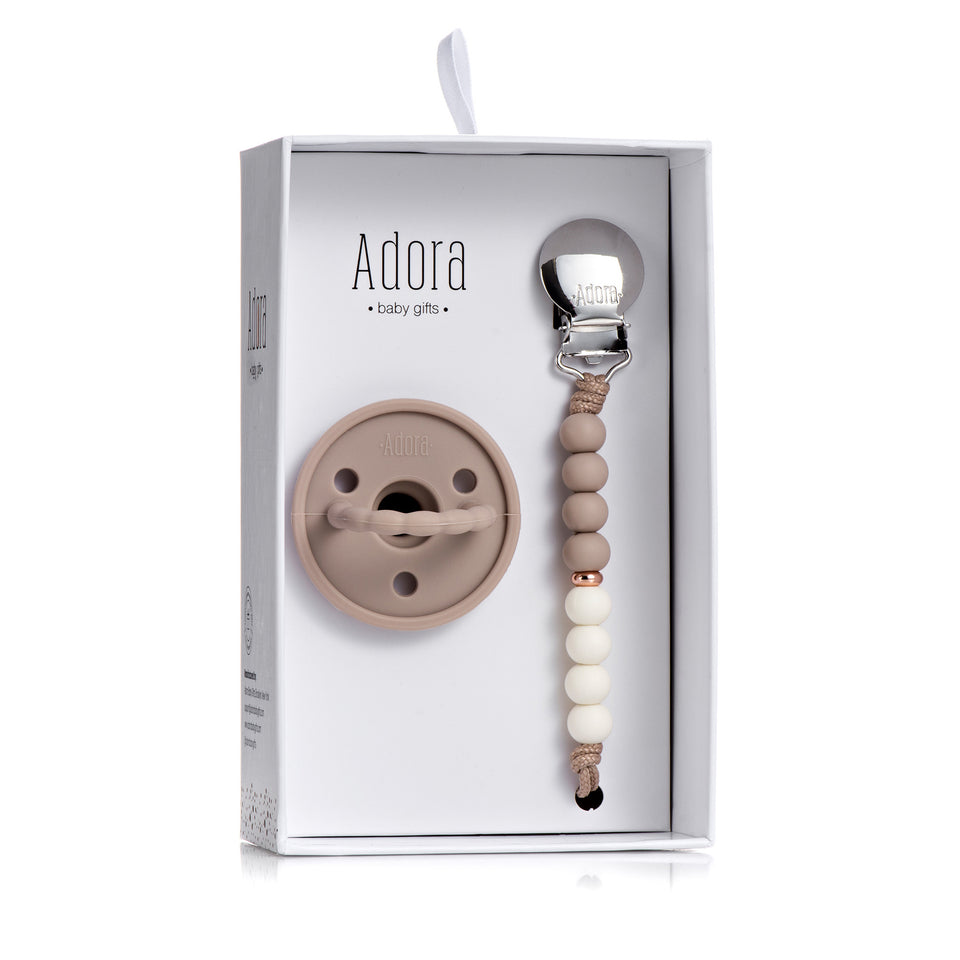 Adora Pacifier And Clip Gift Set