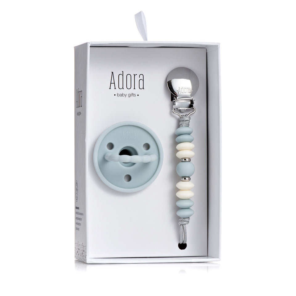 Adora Pacifier And Clip Gift Set