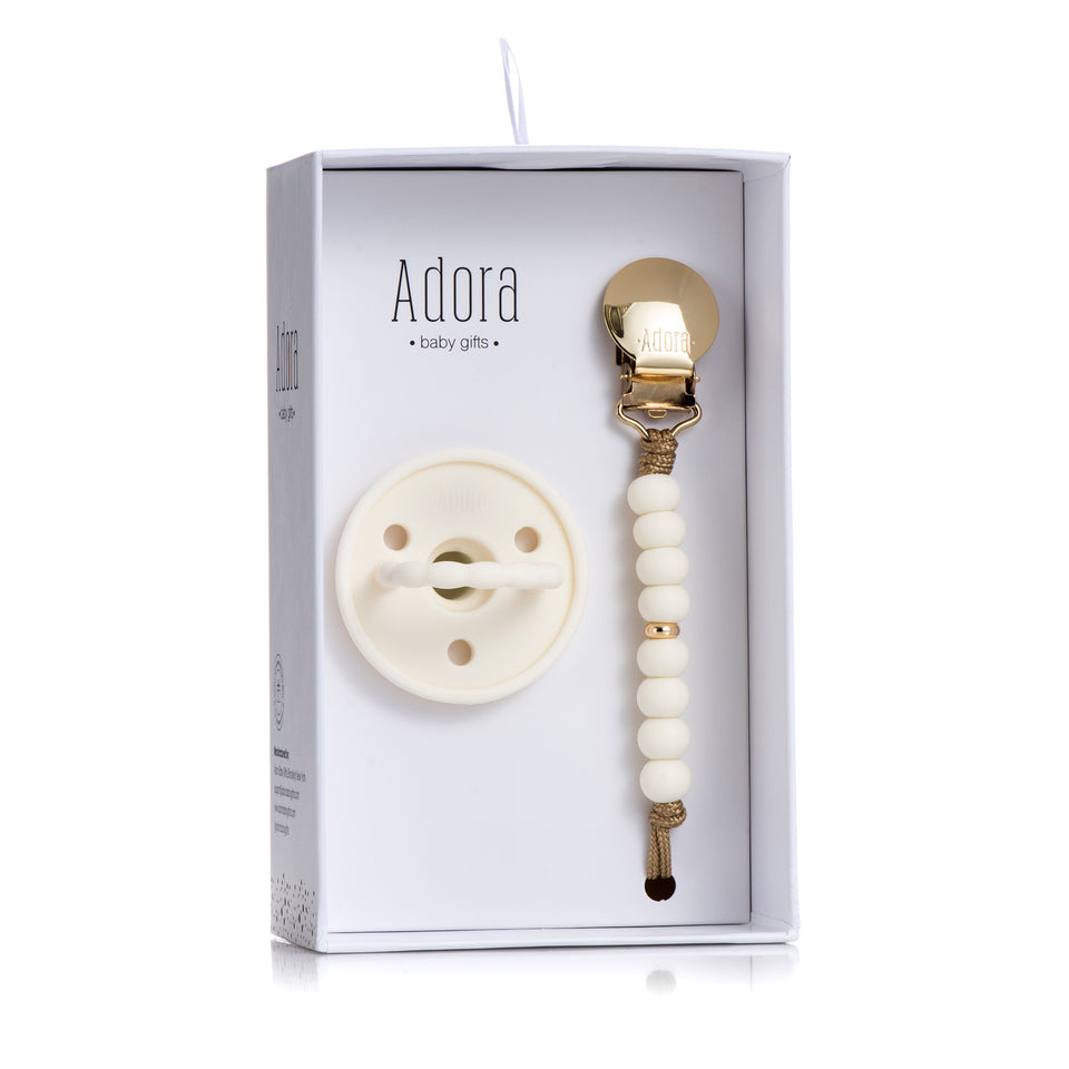 Adora Pacifier And Clip Gift Set