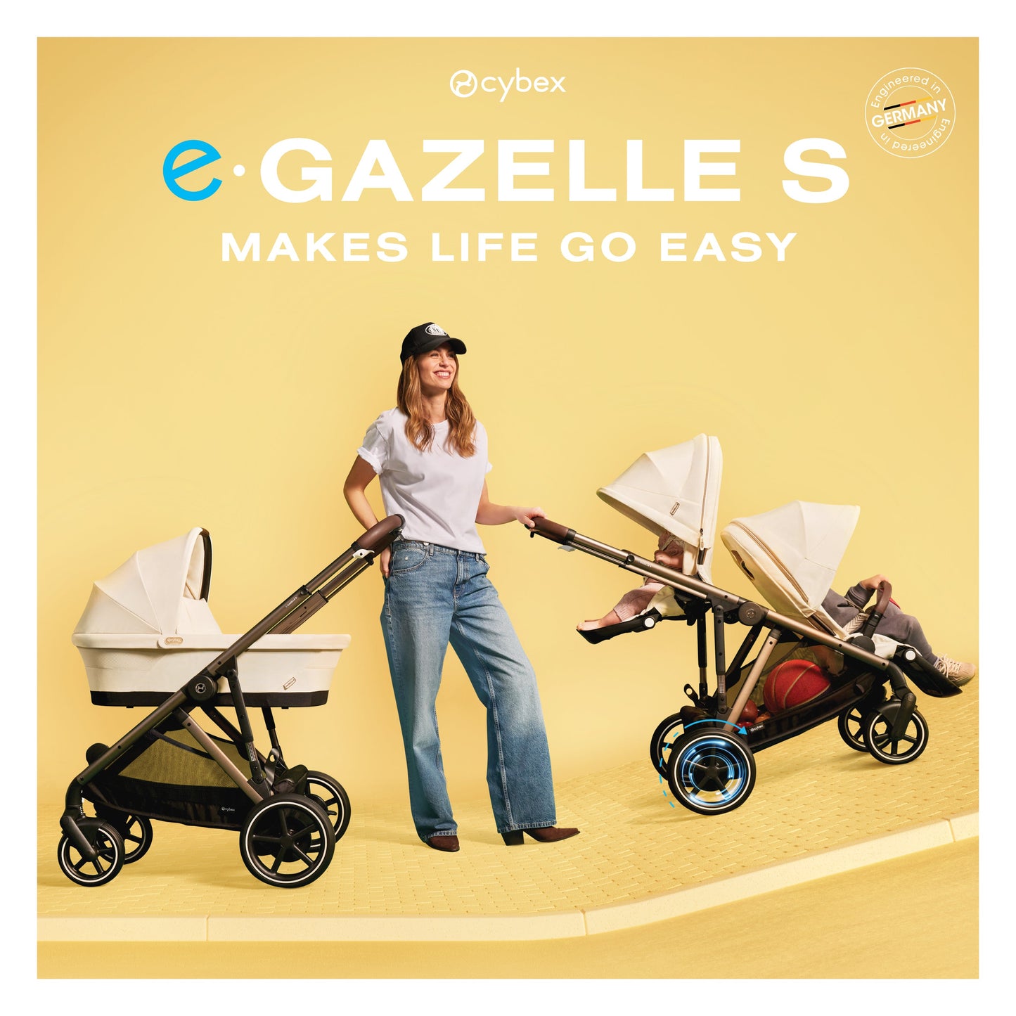 Cybex Gold E-Gazelle S Electronic Assist Stroller