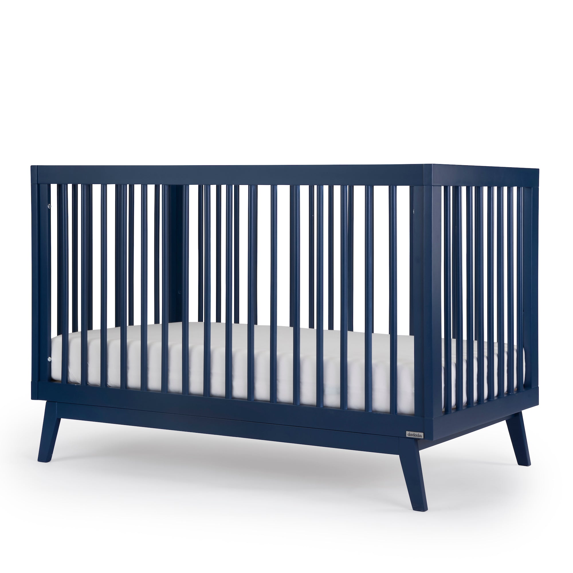 Blue convertible crib on sale