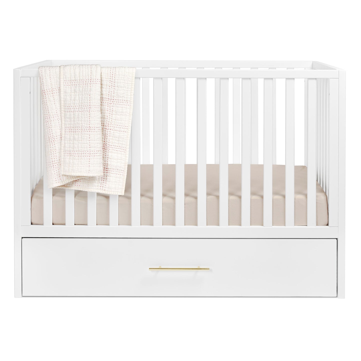 HushCrib 3-in1 Convertible Crib With Trundle