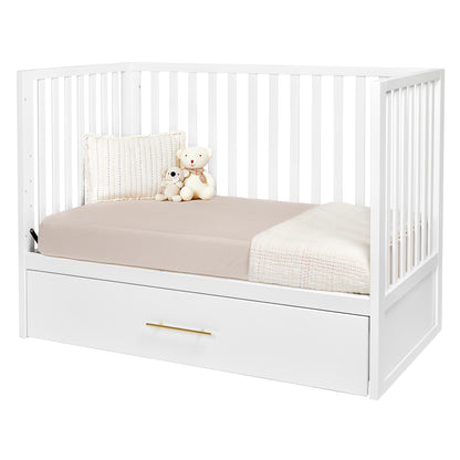 HushCrib 3-in1 Convertible Crib With Trundle