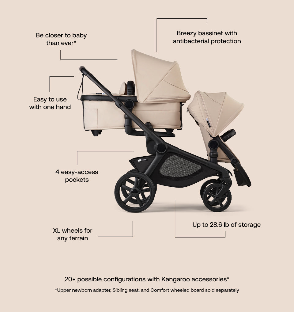 Bugaboo Kangaroo Complete Single-To-Double Stroller