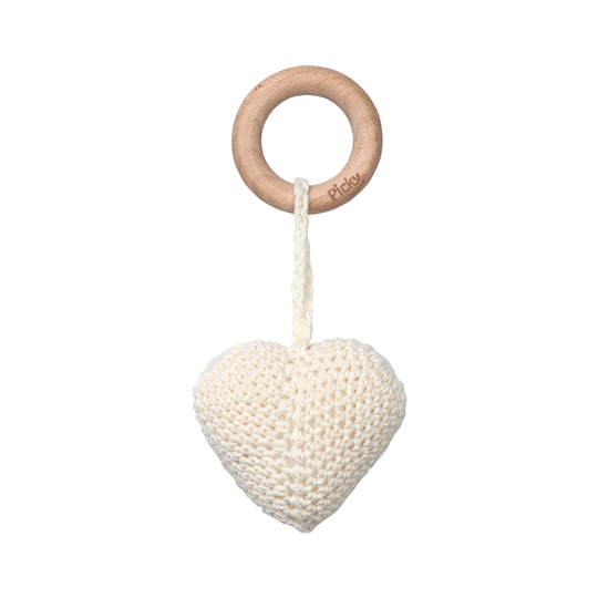 Picky Heart Rattle Teether