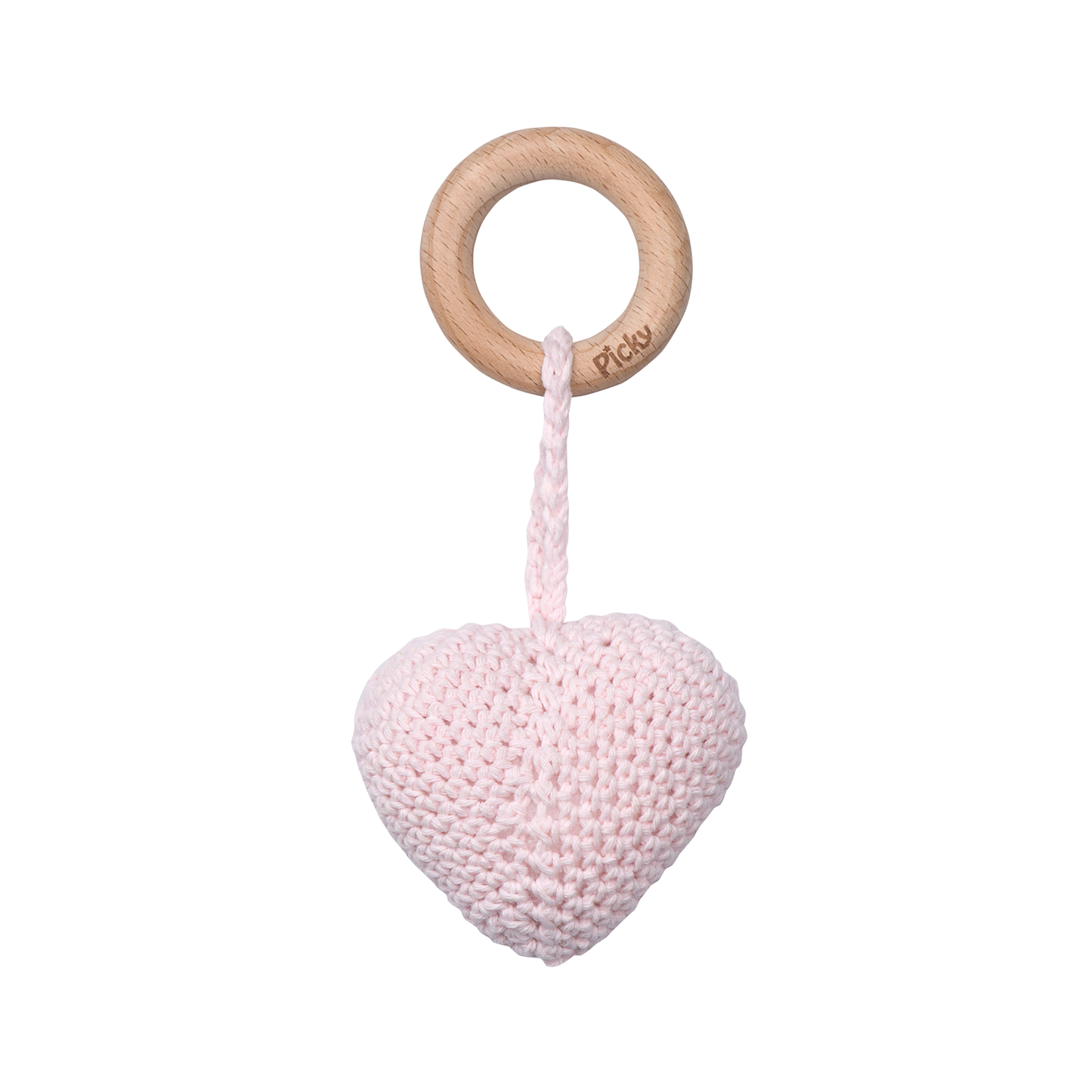 Picky Heart Rattle Teether