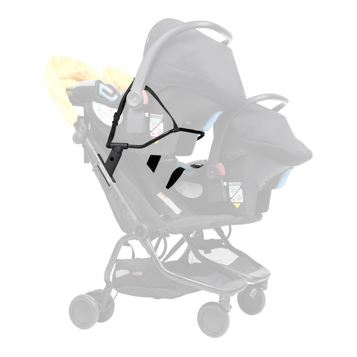 Mountain Buggy Nano Duo Twin Car Seat Adapter Swaddles Baby