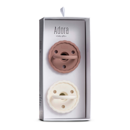 Adora Scallop Pacifier Set