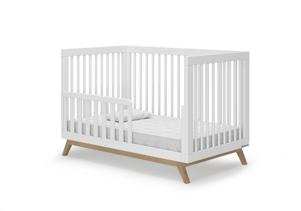 Cot white and wood best sale