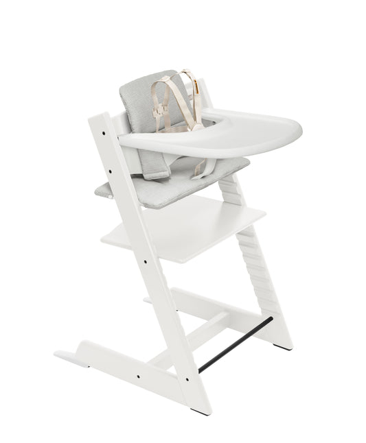 Stokke Tripp Trapp Complete High Chair² - (Incl. Chair, Matching Babyset², Cushion, Tray)
