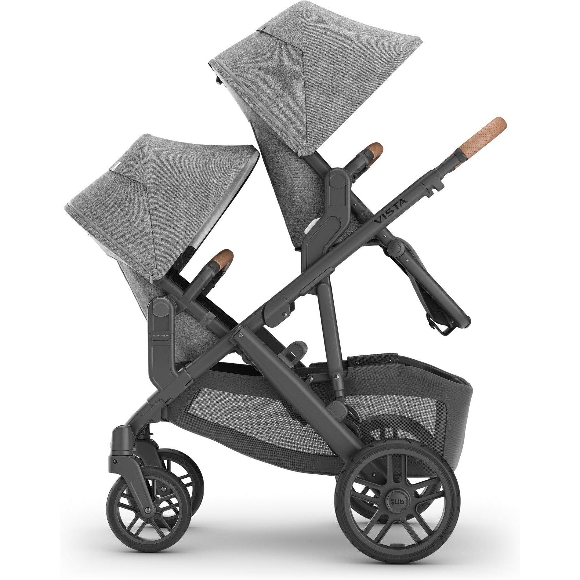 How to fold uppababy vista with rumble seat best sale