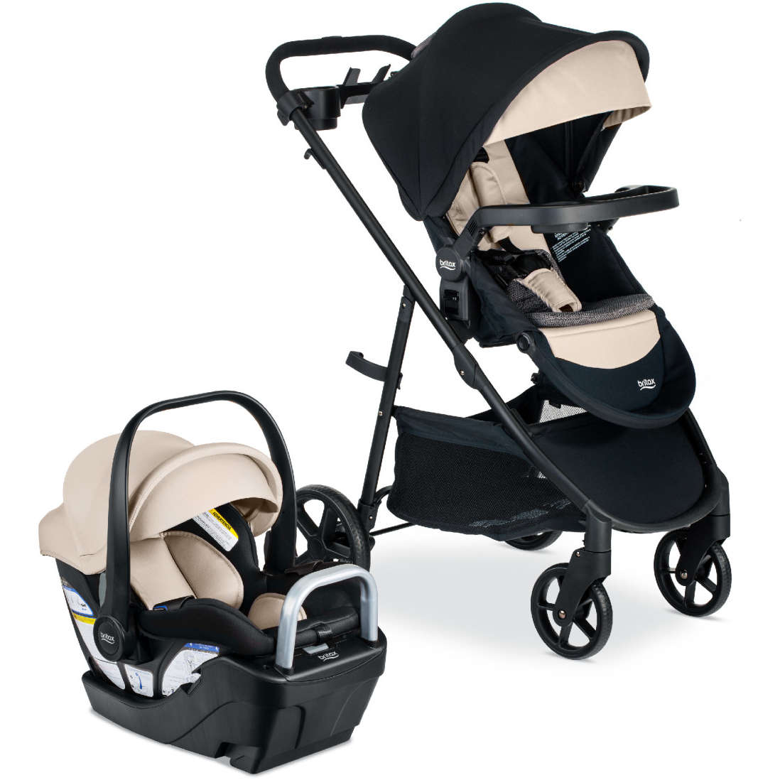 Britax Willow Brook S Travel System Glacier Onyx