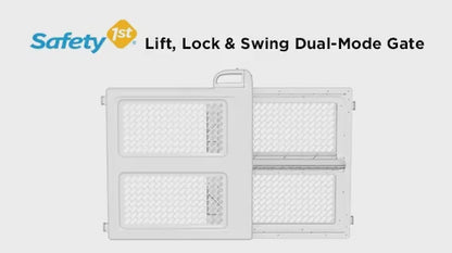 Safety 1ˢᵗ Lift, Lock & Swing Dual-Mode Gate