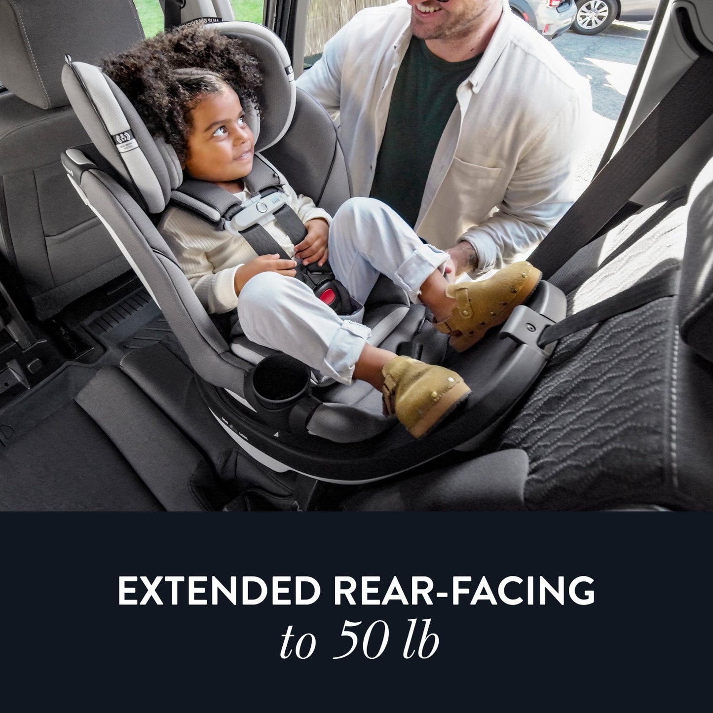 Evenflo Gold Revolve360 Slim 2-in-1 Rotational Car Seat with SensorSafe