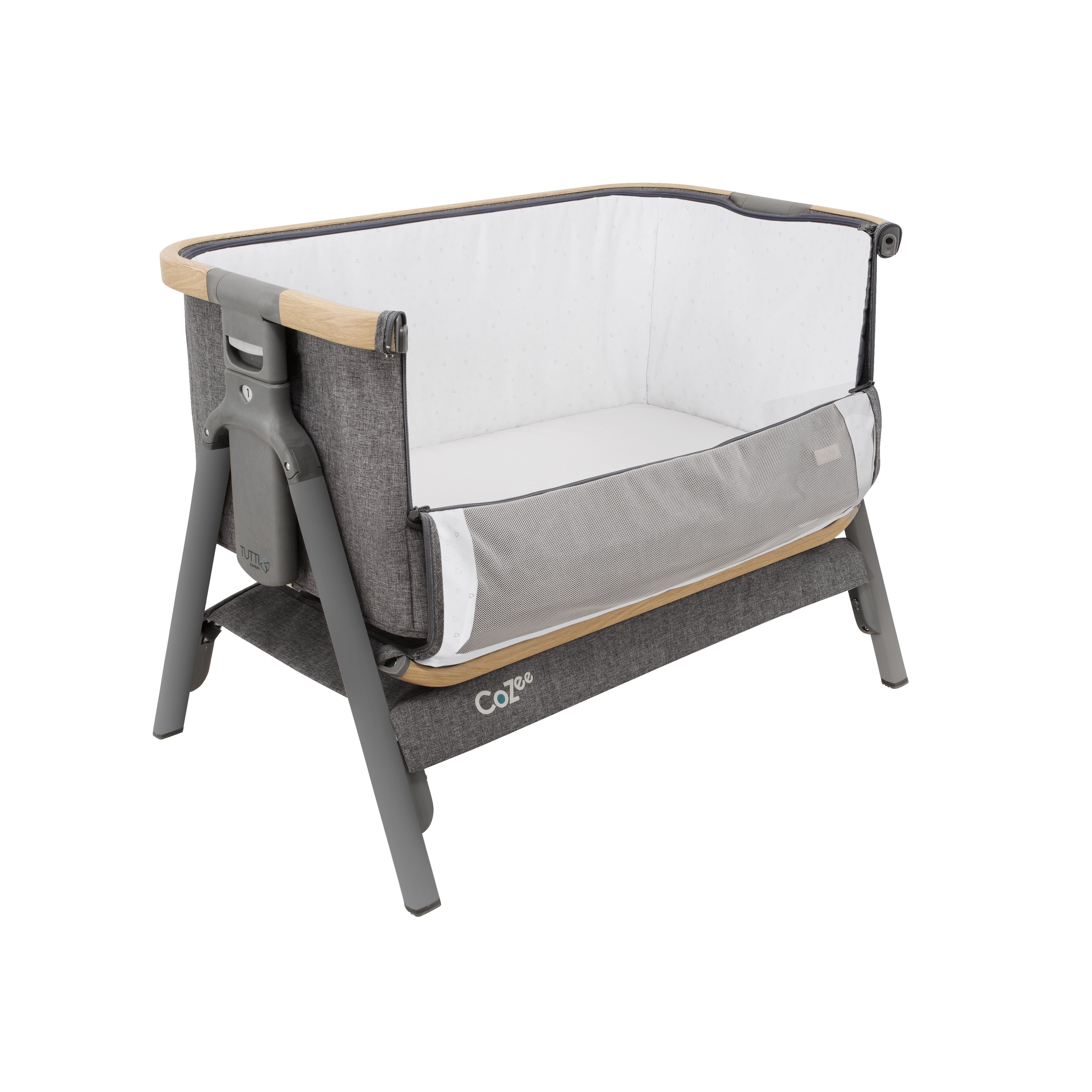 Tutti Bambini CoZee Bedside Crib Swaddles Baby