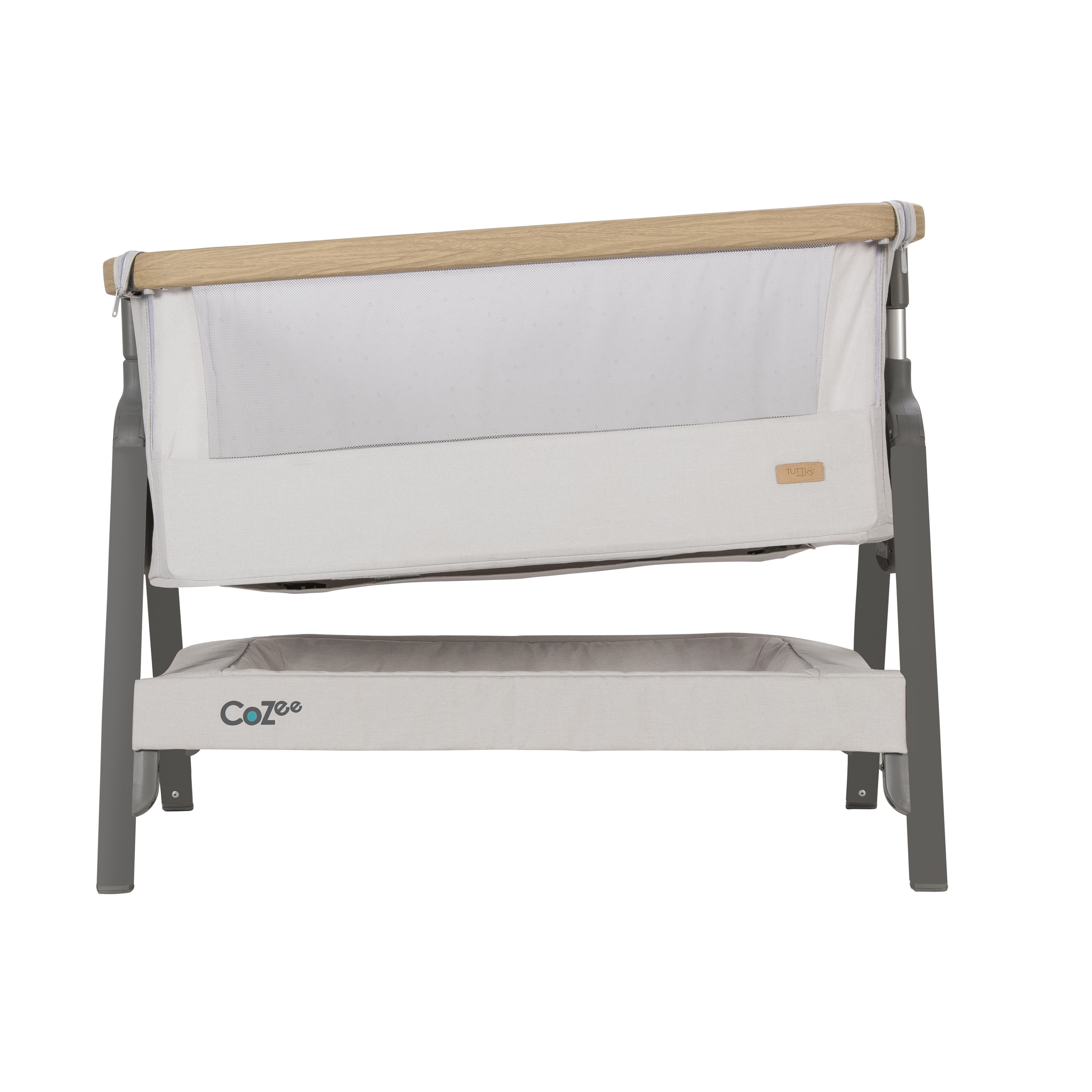 Tutti Bambini CoZee Bedside Crib Swaddles Baby