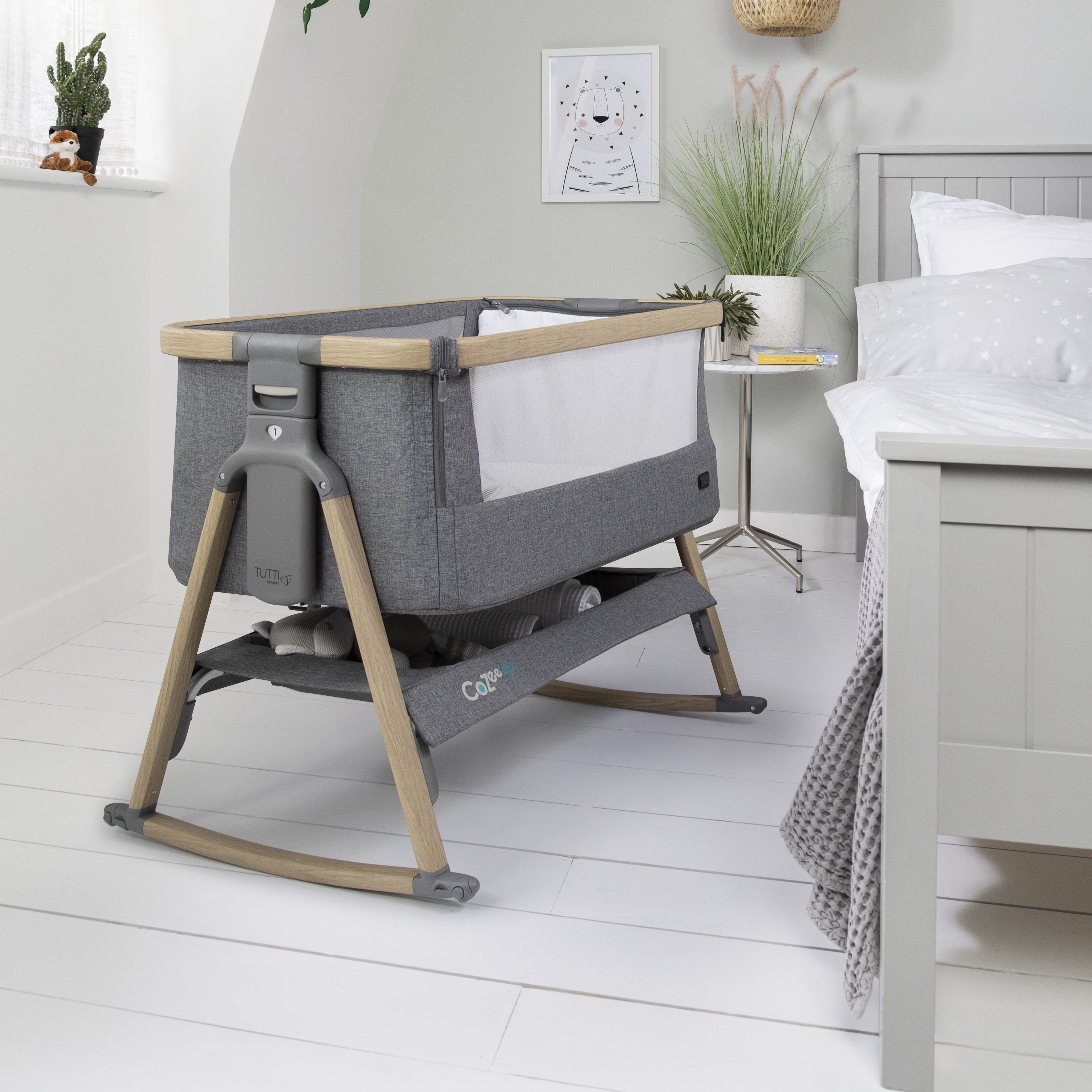 Bedside crib cozee fashion