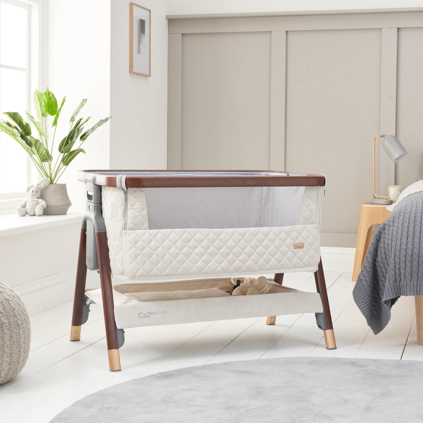 Tutti Bambini CoZee Luxe Bedside Crib