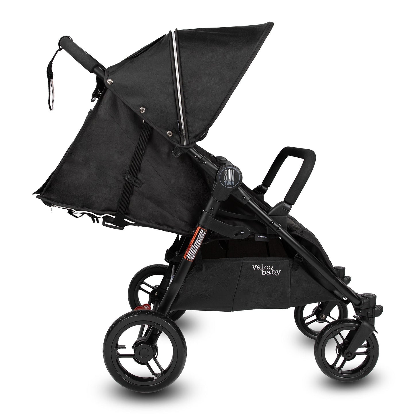 Valco Baby Slim Twin Double Stroller With Bumper Bar