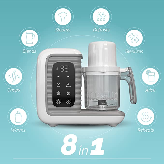 Children of Design 8 in 1 Smart Baby Food Maker & Processor