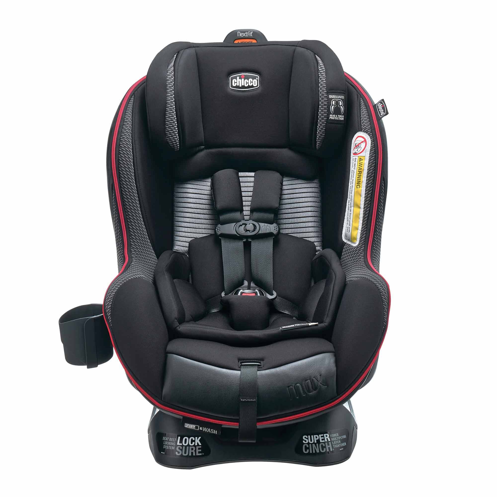 Chicco NextFit Max Zip Air Convertible Car Seat Swaddles Baby