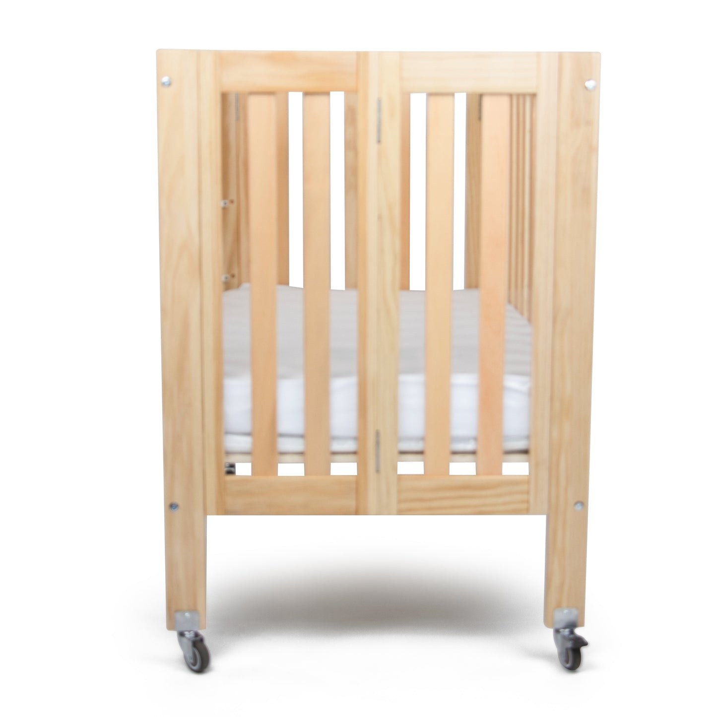 First Essentials Ruby Flat Top Portable Crib