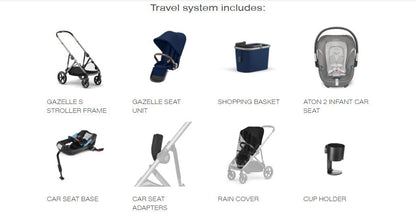 Cybex Gazelle S/ Aton 2 Travel System