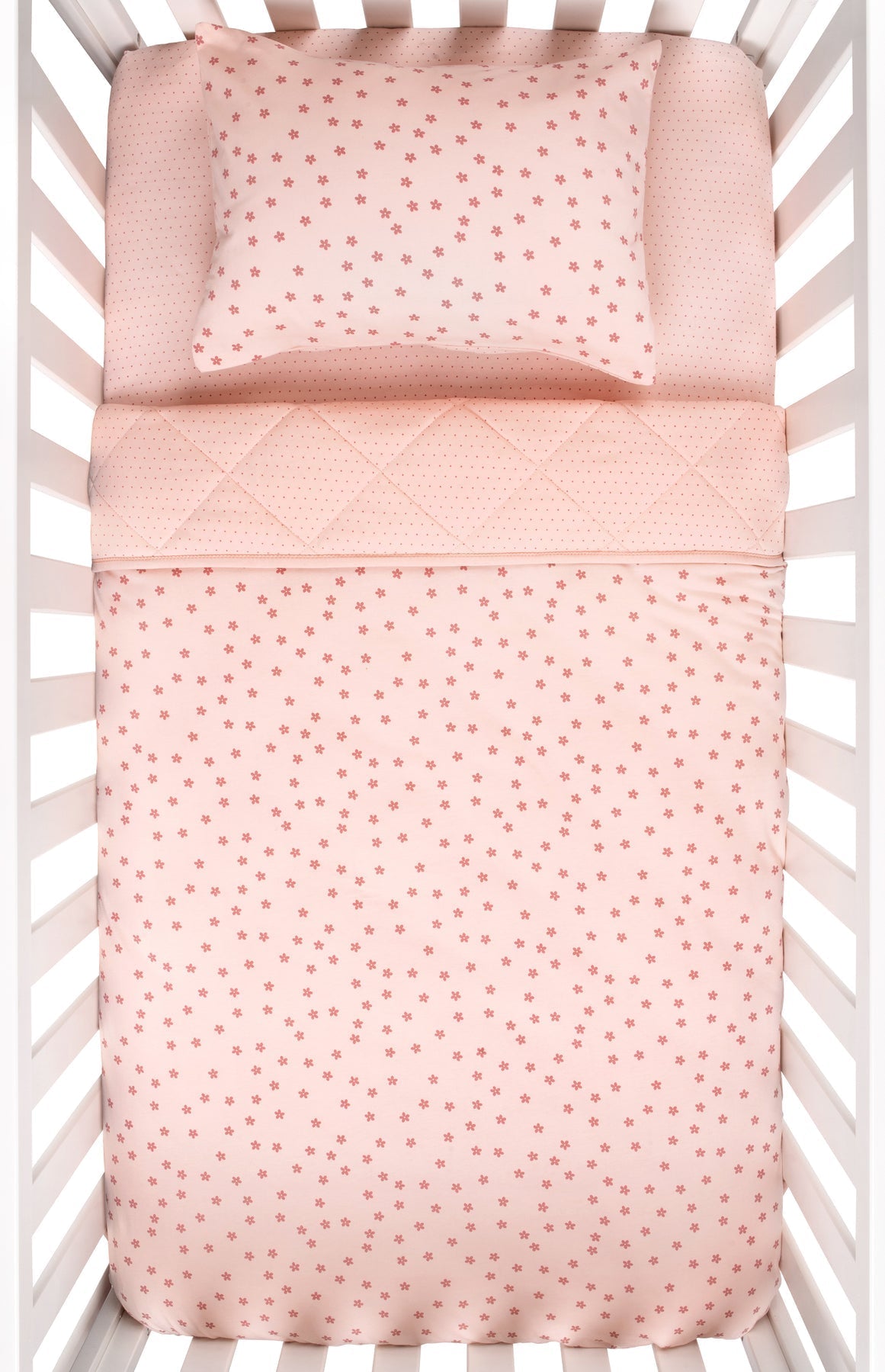 Multi color polka dot crib bedding on sale