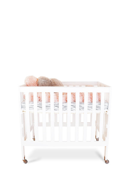 First Essentials Ruby Flat Top Portable Crib