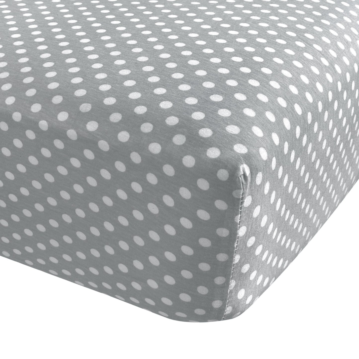 Abstract Fitted Cotton Standard Crib Sheet