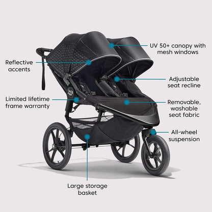 Baby Jogger Summit X3 Double Jogging Stroller