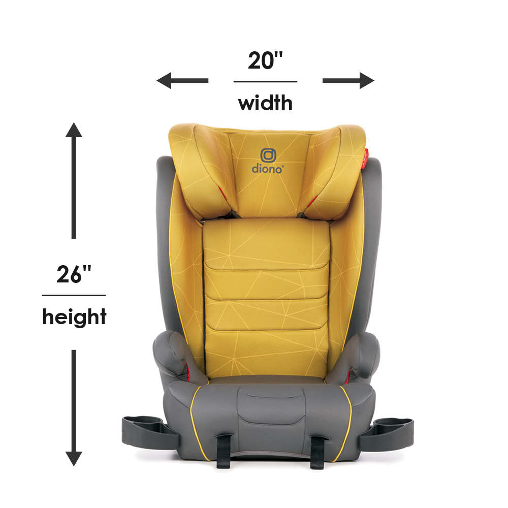 Diono Monterey XT 2 in 1 Expandable Booster Car Seat Swaddles Baby