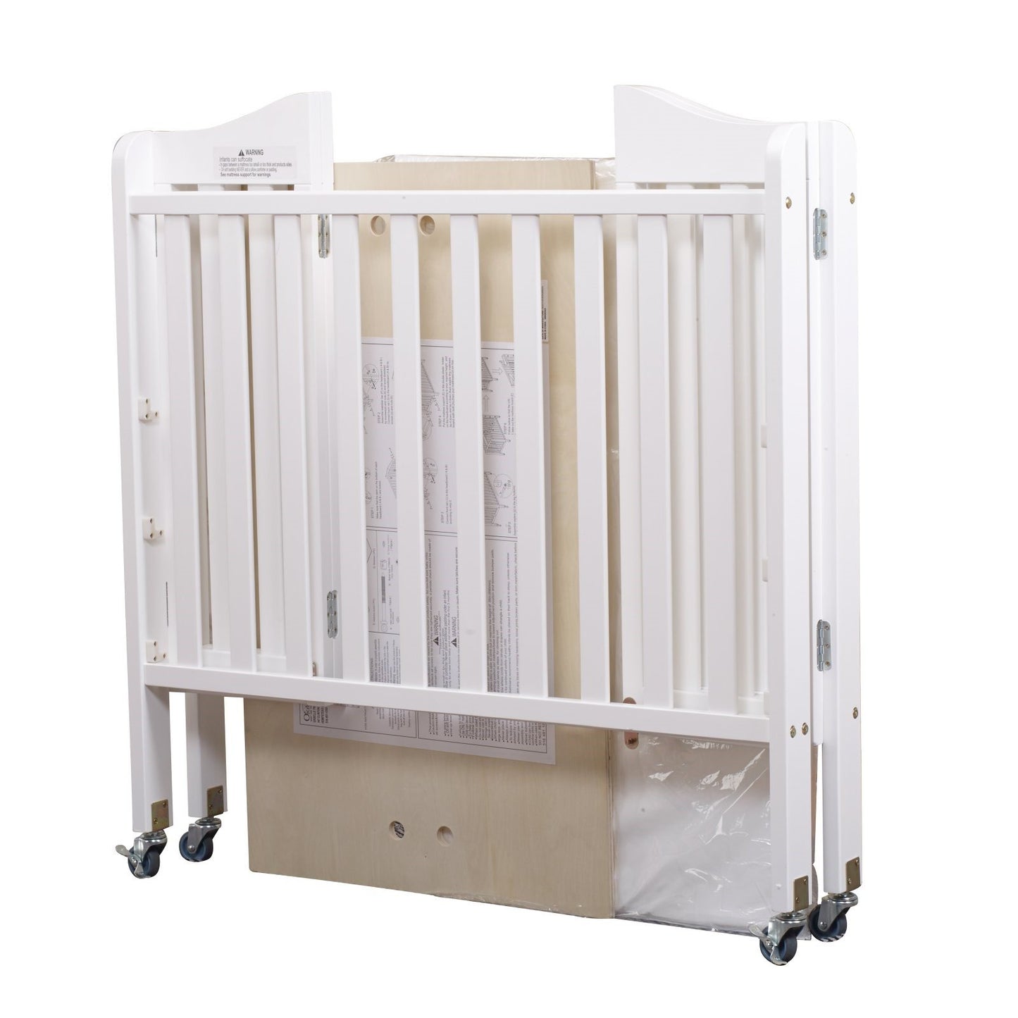 Orbelle Noa (Curved) Mini Portable Crib + Free 3" Mattress