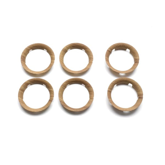 Bugaboo Bee wheel caps - WOOD - Stroller Wheels & Accessories