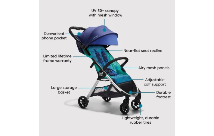 Baby Jogger City Tour 2 Compact Travel Stroller – Swaddles Baby