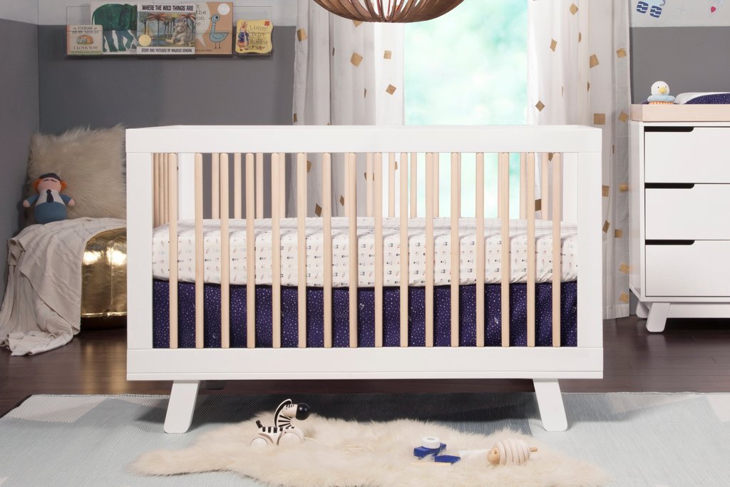 Babyletto Hudson 3-in-1 convertible crib with toddler bed conversion kit