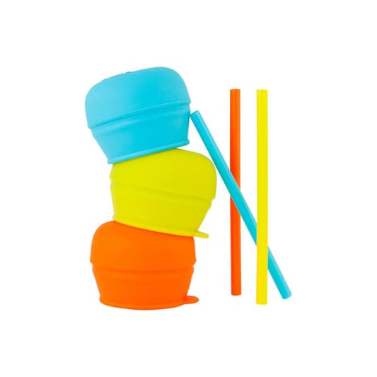 Snug Straw 3Pk Lids - Boy - Baby Feeding