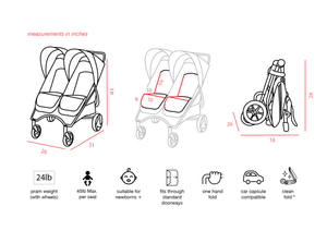 Valco double hotsell stroller 2019