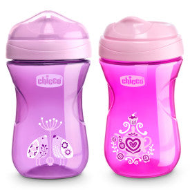 Chicco Duo 5oz. Hybrid Baby Bottle with Invinci-Glass Inside/Plastic Outside in Clear/Grey